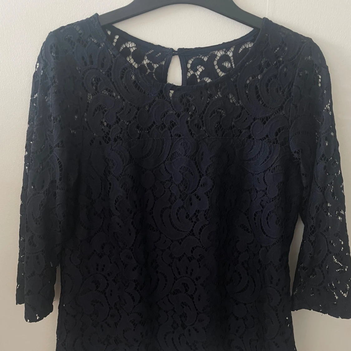 Marinblå blus  - 90