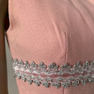 Rosa vintage lång klänning afton Rockabilly, 50-tal, 60-tal, retro - Inget att anmärka på