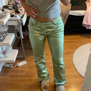 Gröna Metallica byxor - Coolaste festbyxorna!! Aldrig använda endast testade. Nypris ca 500-600. 