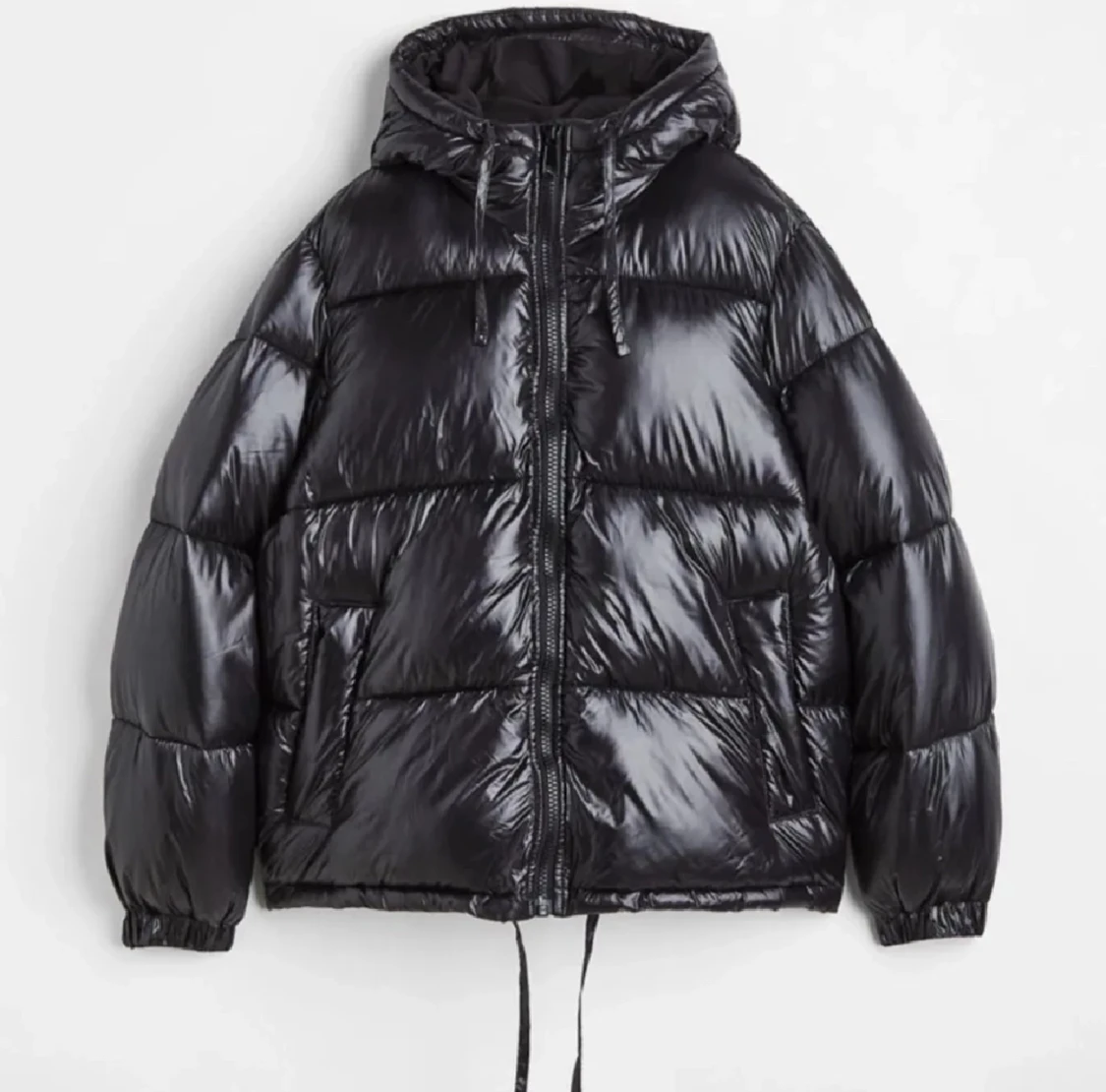 glansig vinter jacka