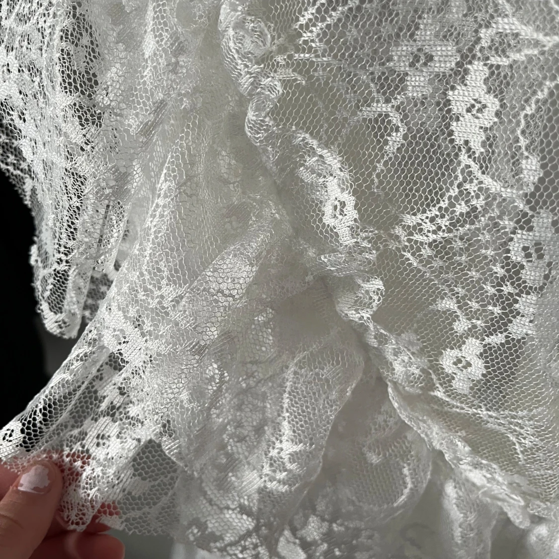 Vit kort klänning - 90