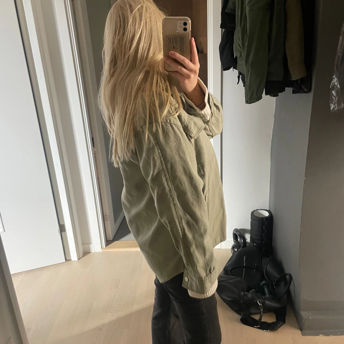 Grön skjortjacka från zara - 92