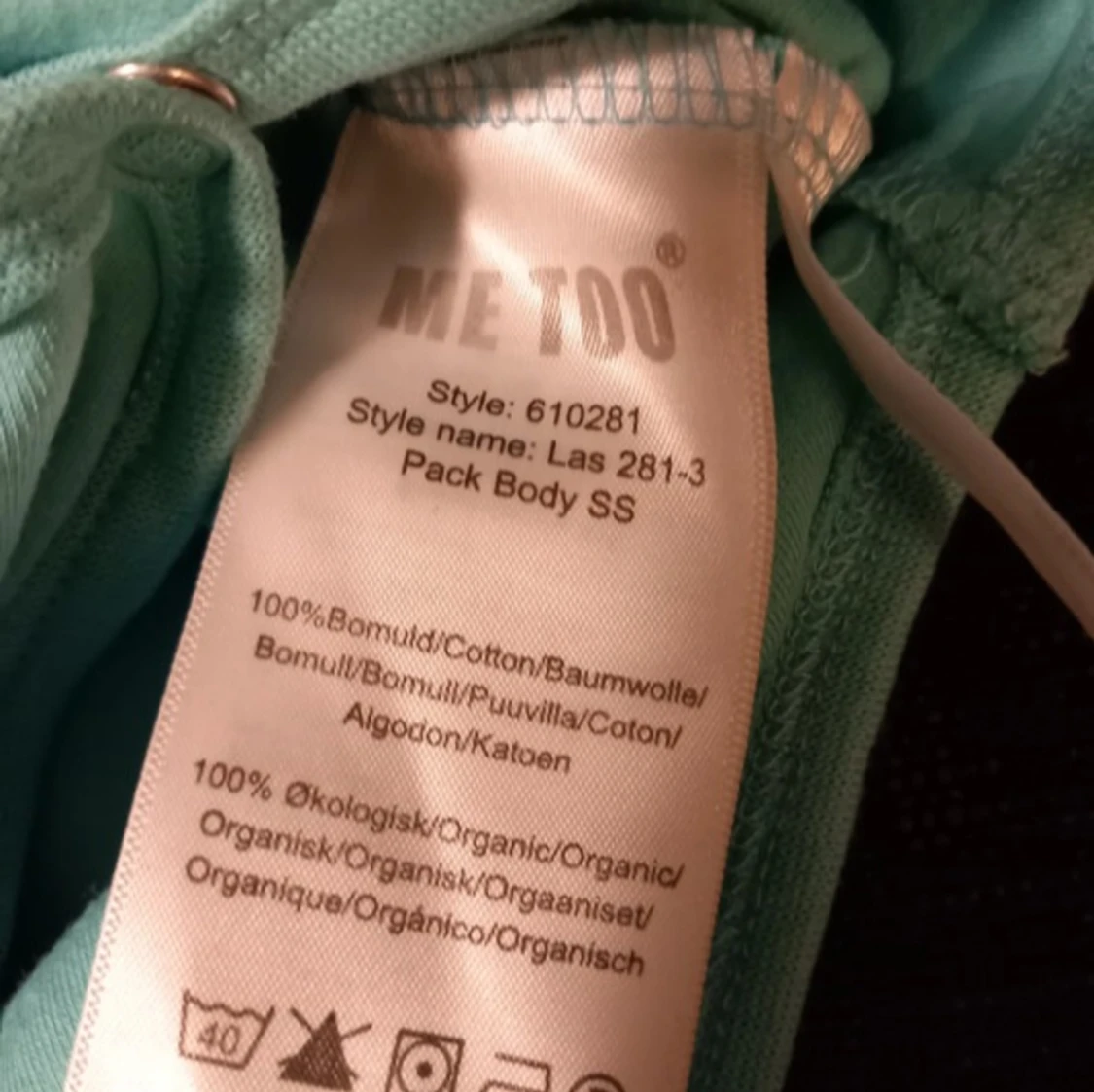 Kortärmad body strl. 6-9 mån - 92