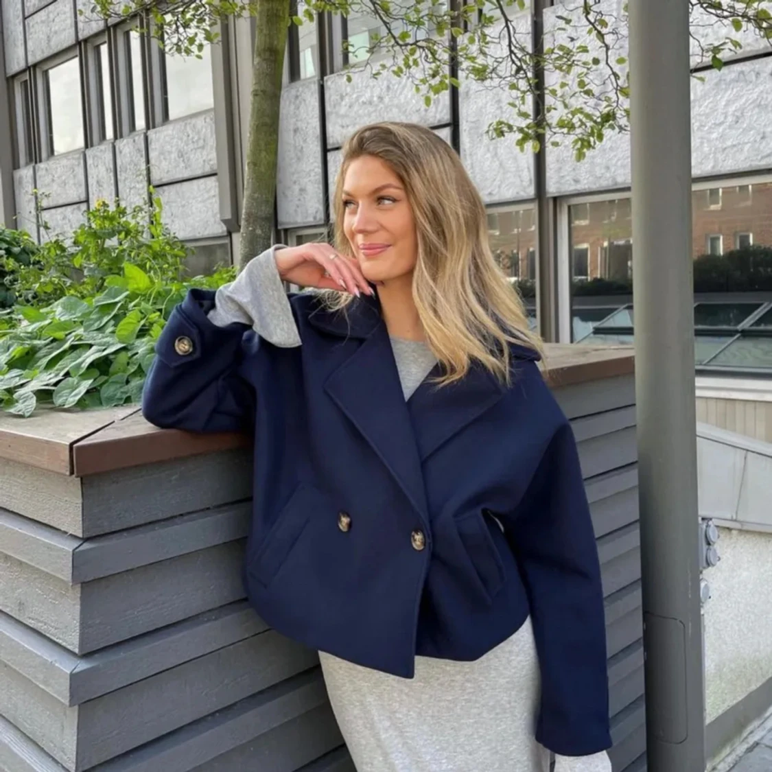 Marin blå kappa💓