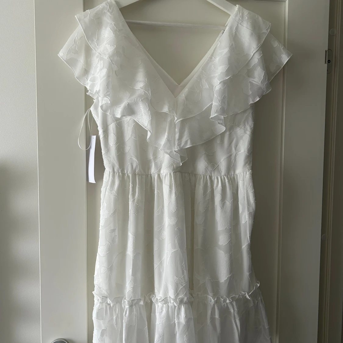 Vit student klänning