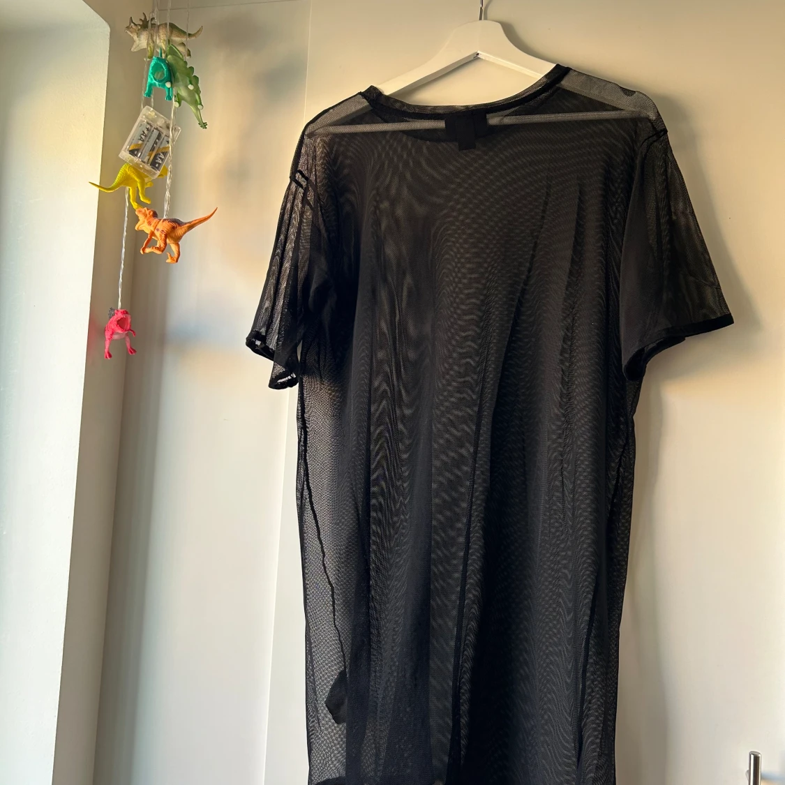 Meshtopp nät mesh Monki S goth svart  - 93