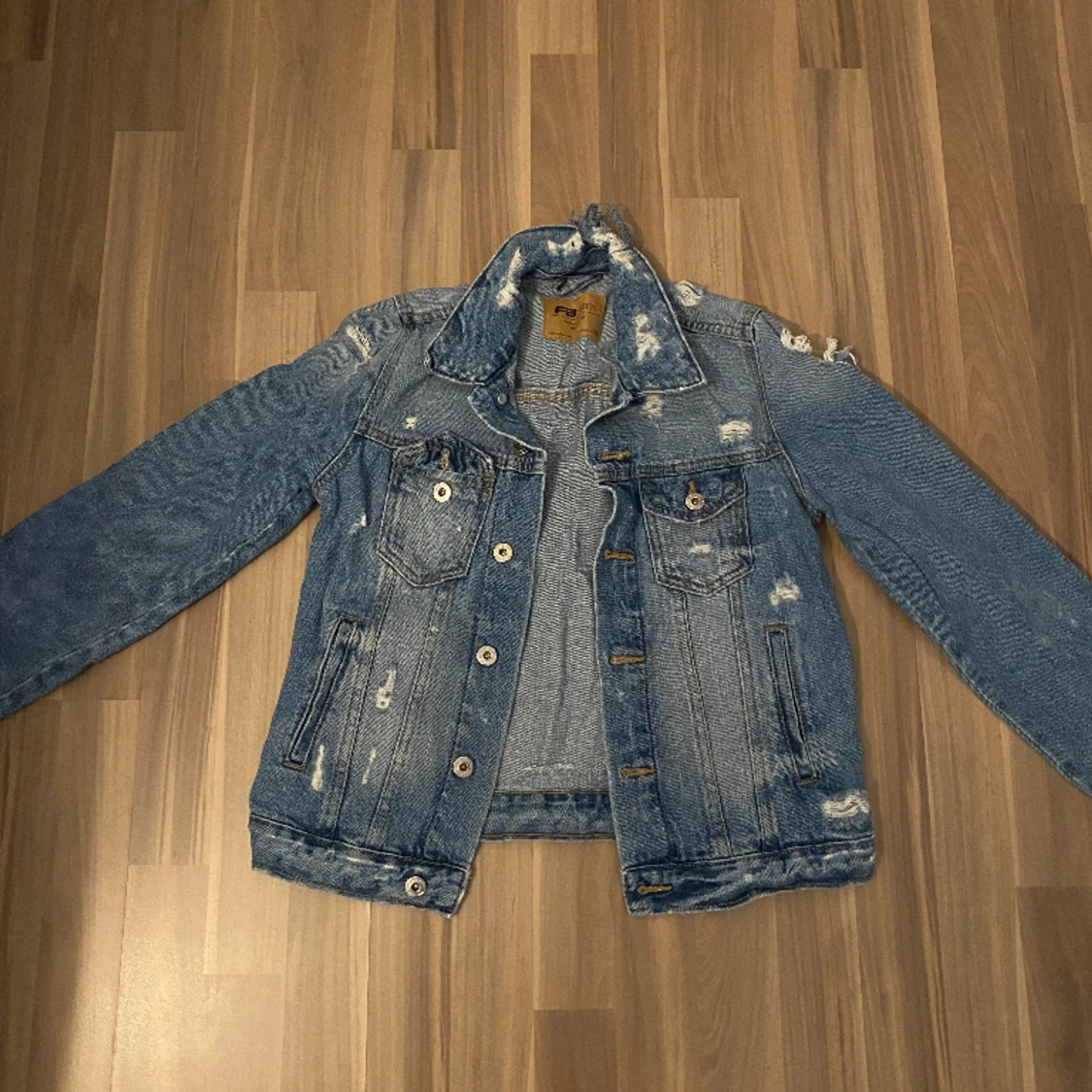 Ripped jeans jacket