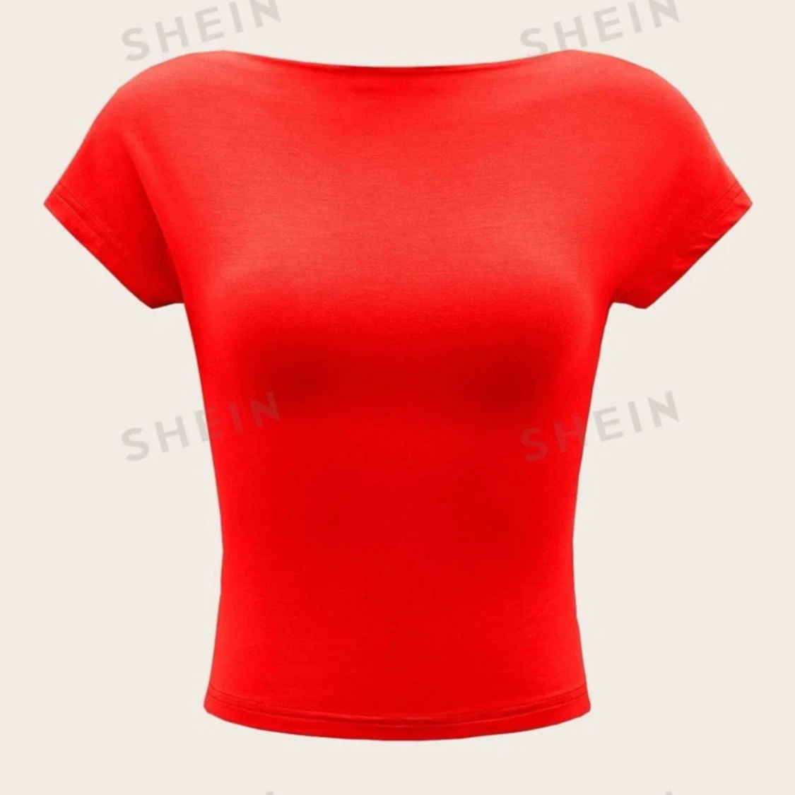 Rygglös röd tröja!  - 91