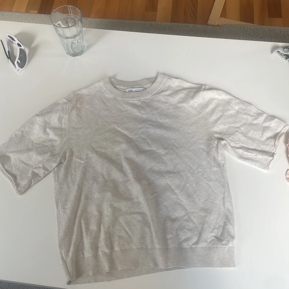 Jättesnygg kortärmad college tröja - 90