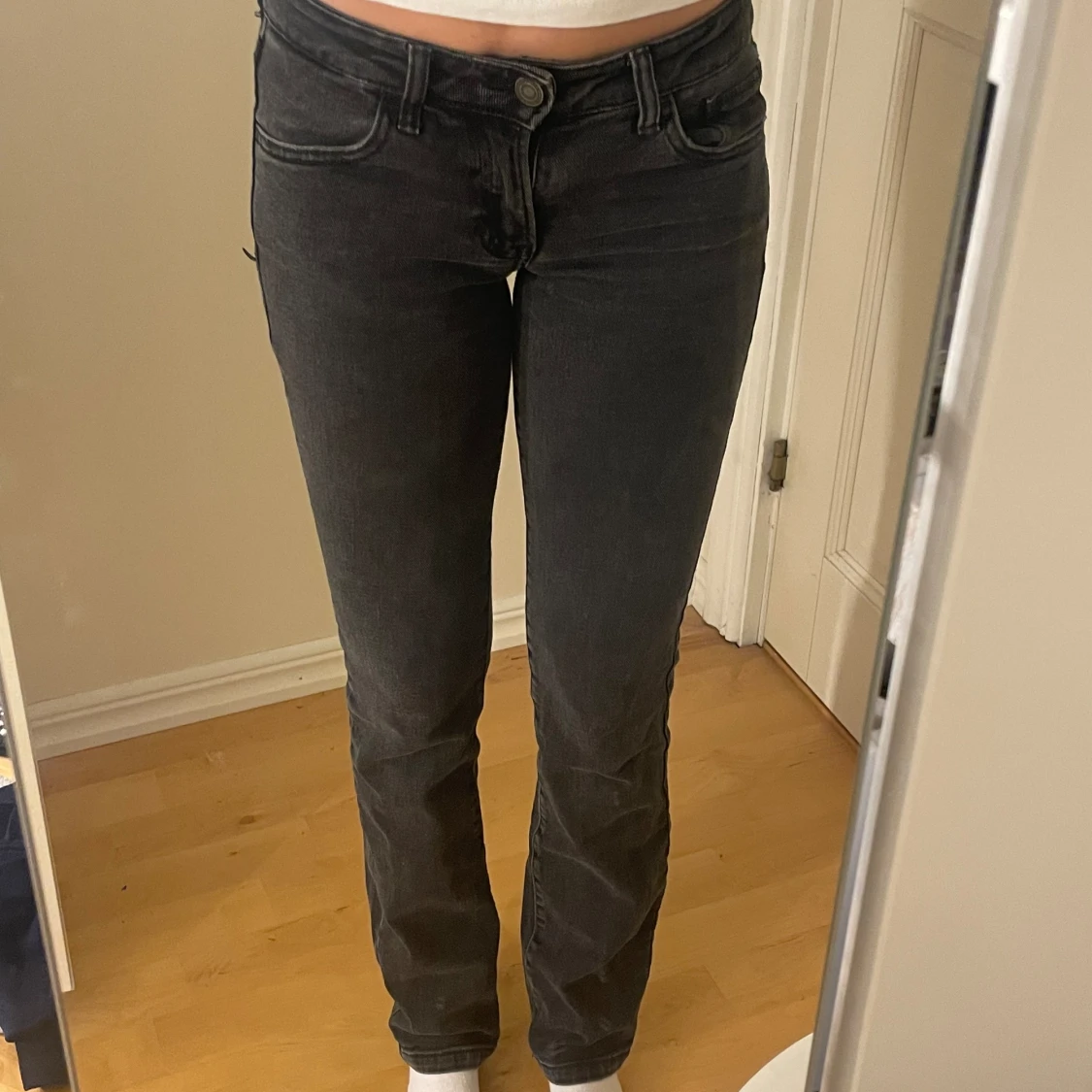 Lågmidjade jeans