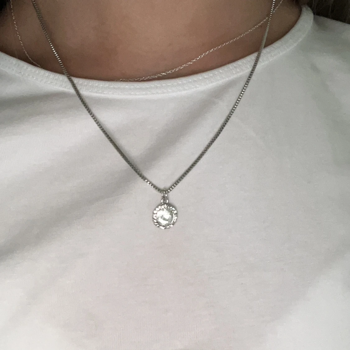 Halsband silver - 90