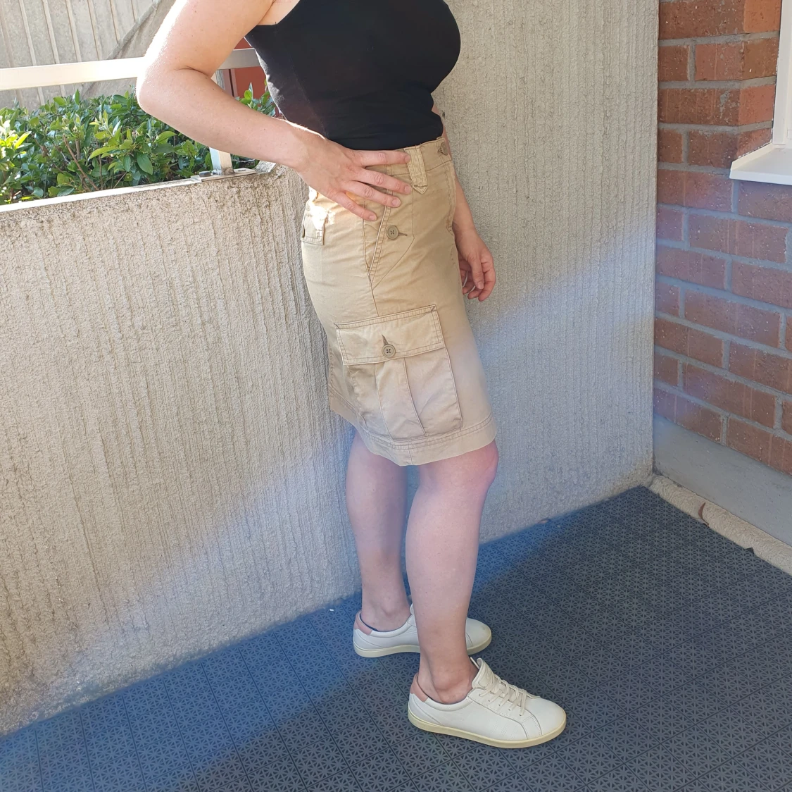 Skön kjol, cargo. Väldigt fint skick. Många fina detaljer. - 91