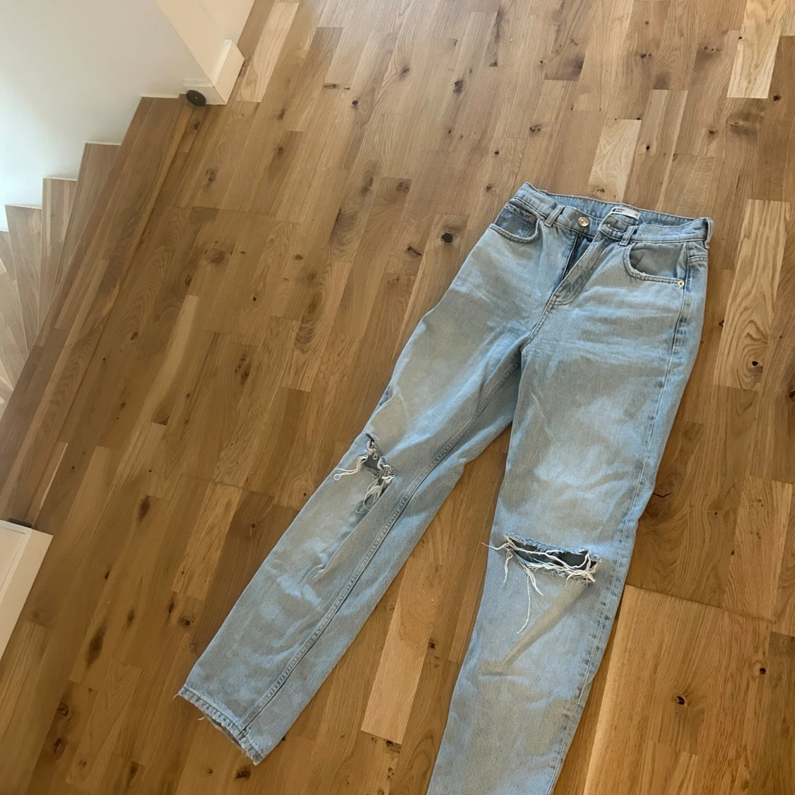 Blåa jeans