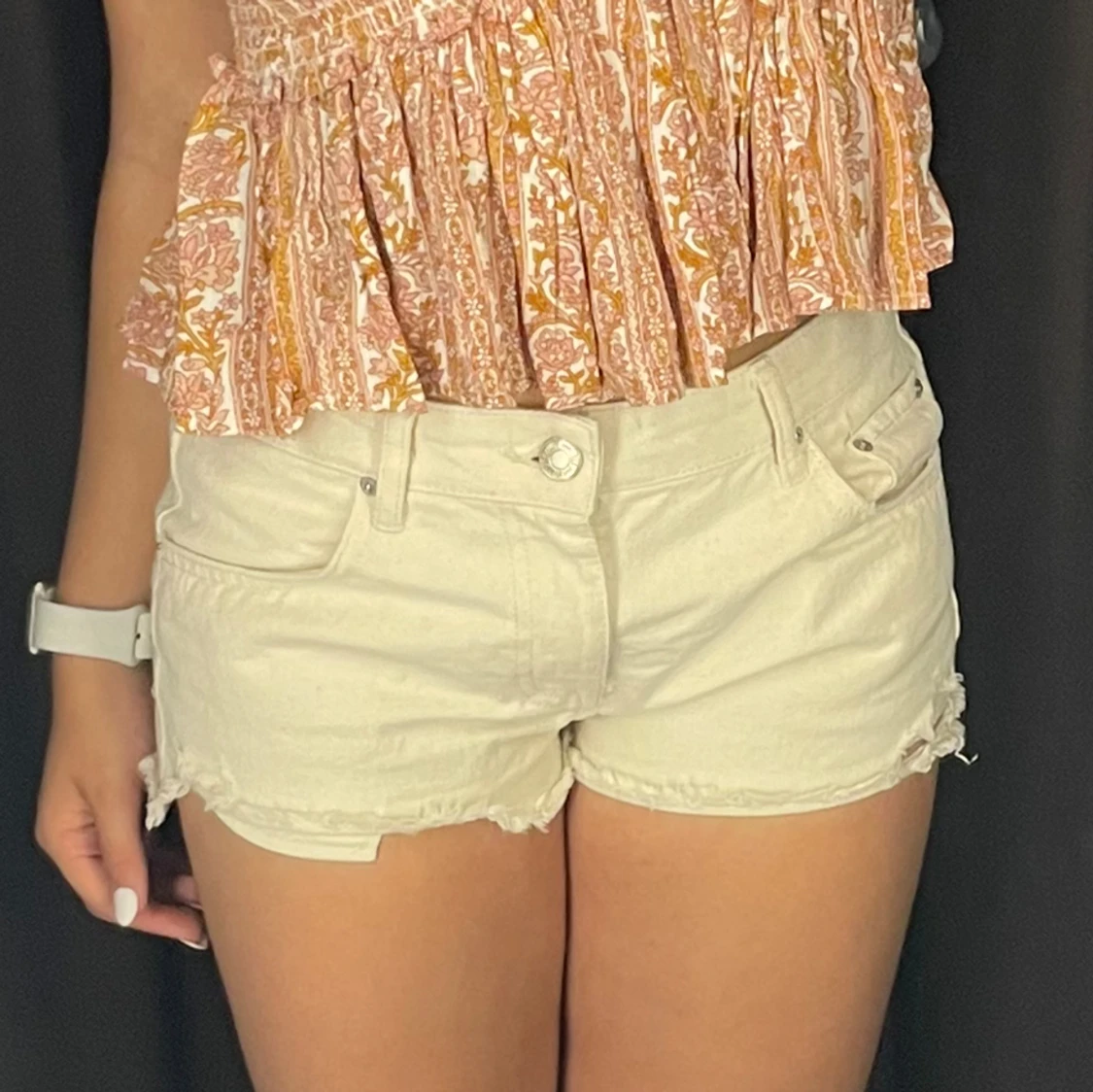 Lågmidjade shorts - 90