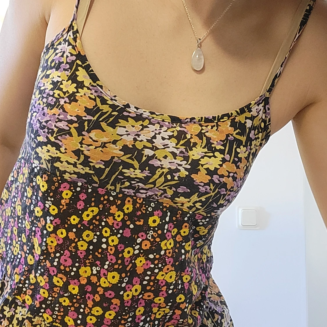 Y2K blommigt linne - 91