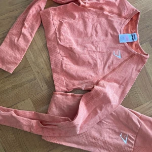 Gymshark träningsset - Storlek S på båda delarna. Längden på toppen är cropped. Skicket är som nytt ✨