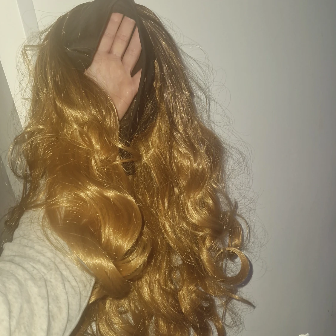 Lockig peruk ombre  - 90