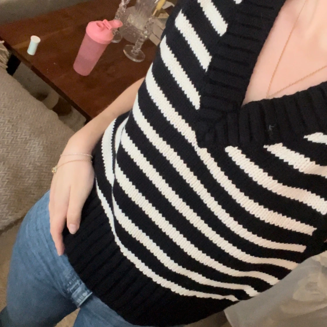 &Other Stories stickad väst