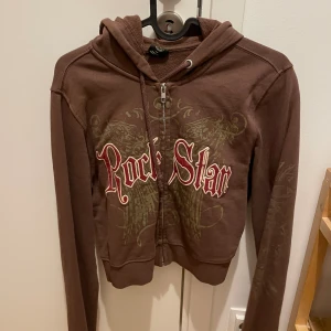 Brun zip up  - Strl S  Använd 1 gång 