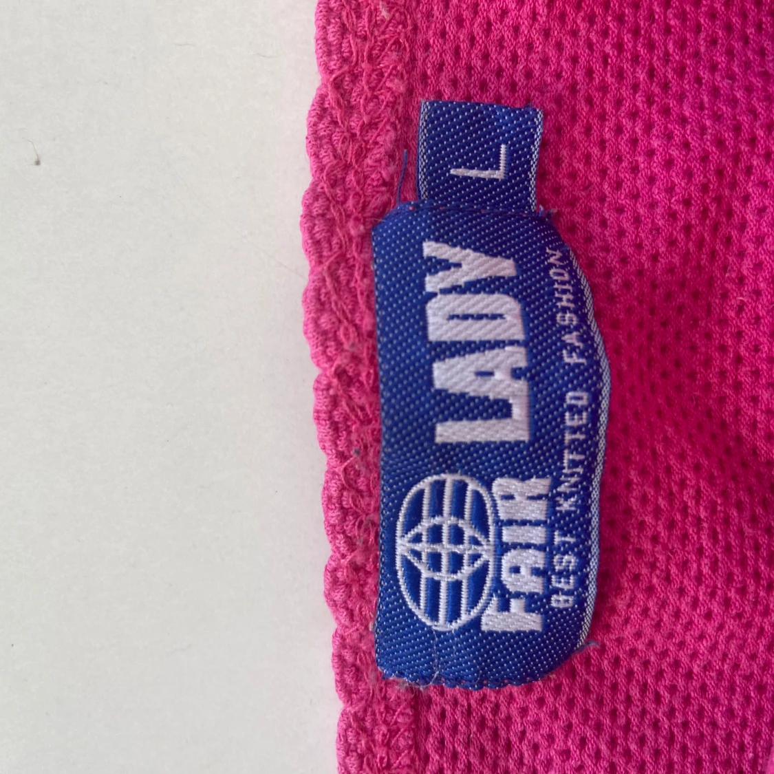 LADY rosa topp med rosett (L) - 91