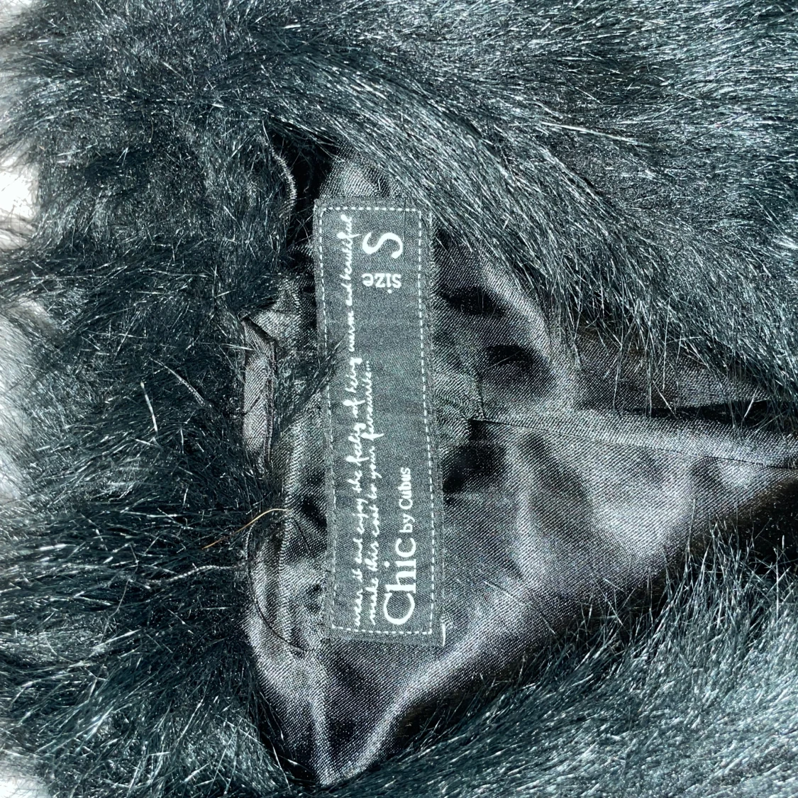 Fejk päls väst - 90