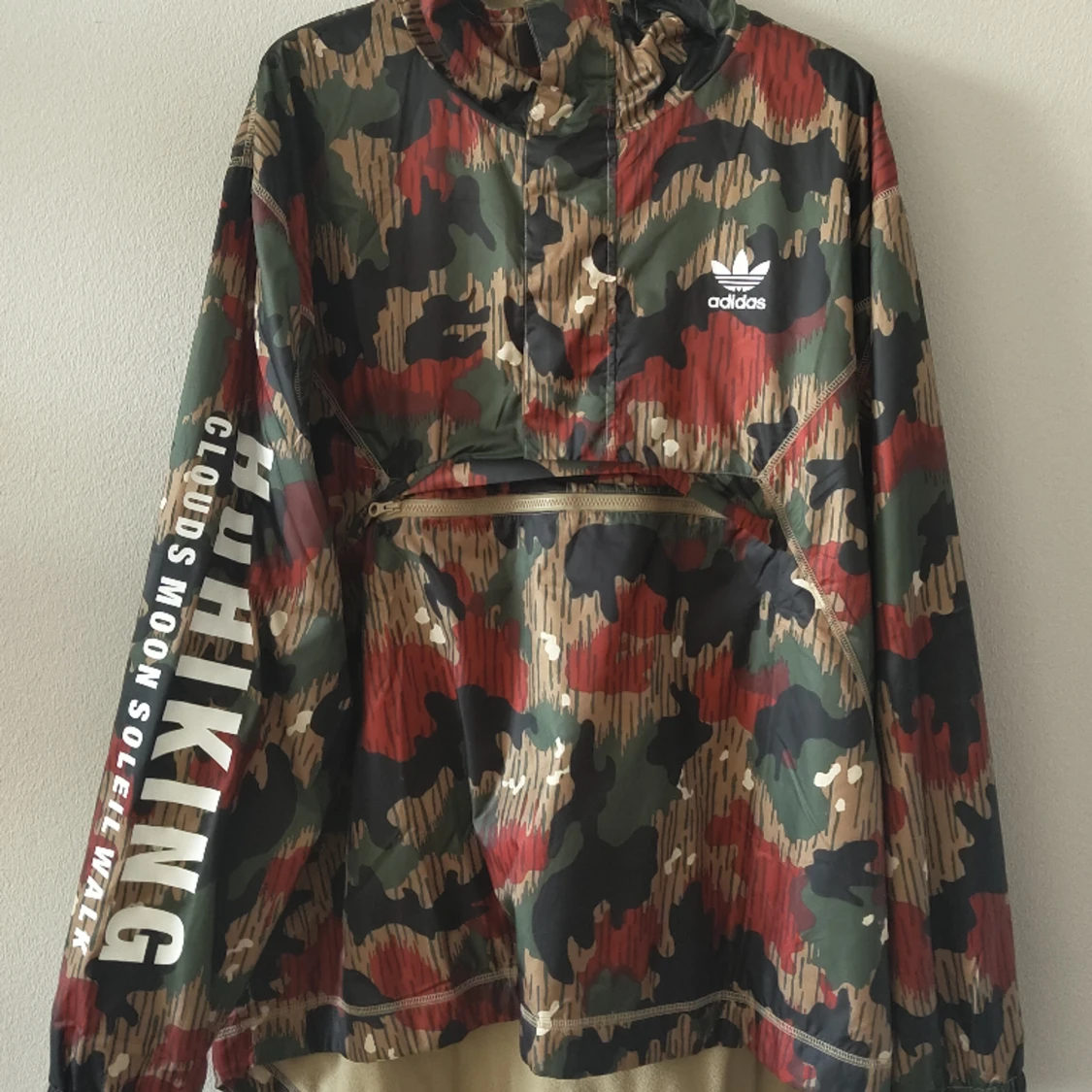 adidas Originals x Pharrell Hu Hiking Camo WindbreakerJacket
