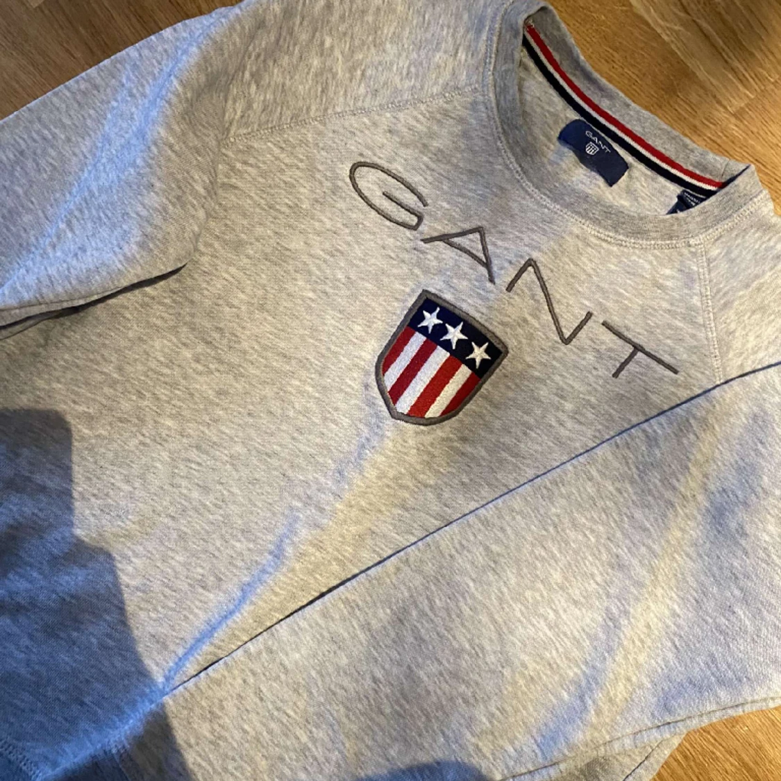 Grå gant tröja  - 90