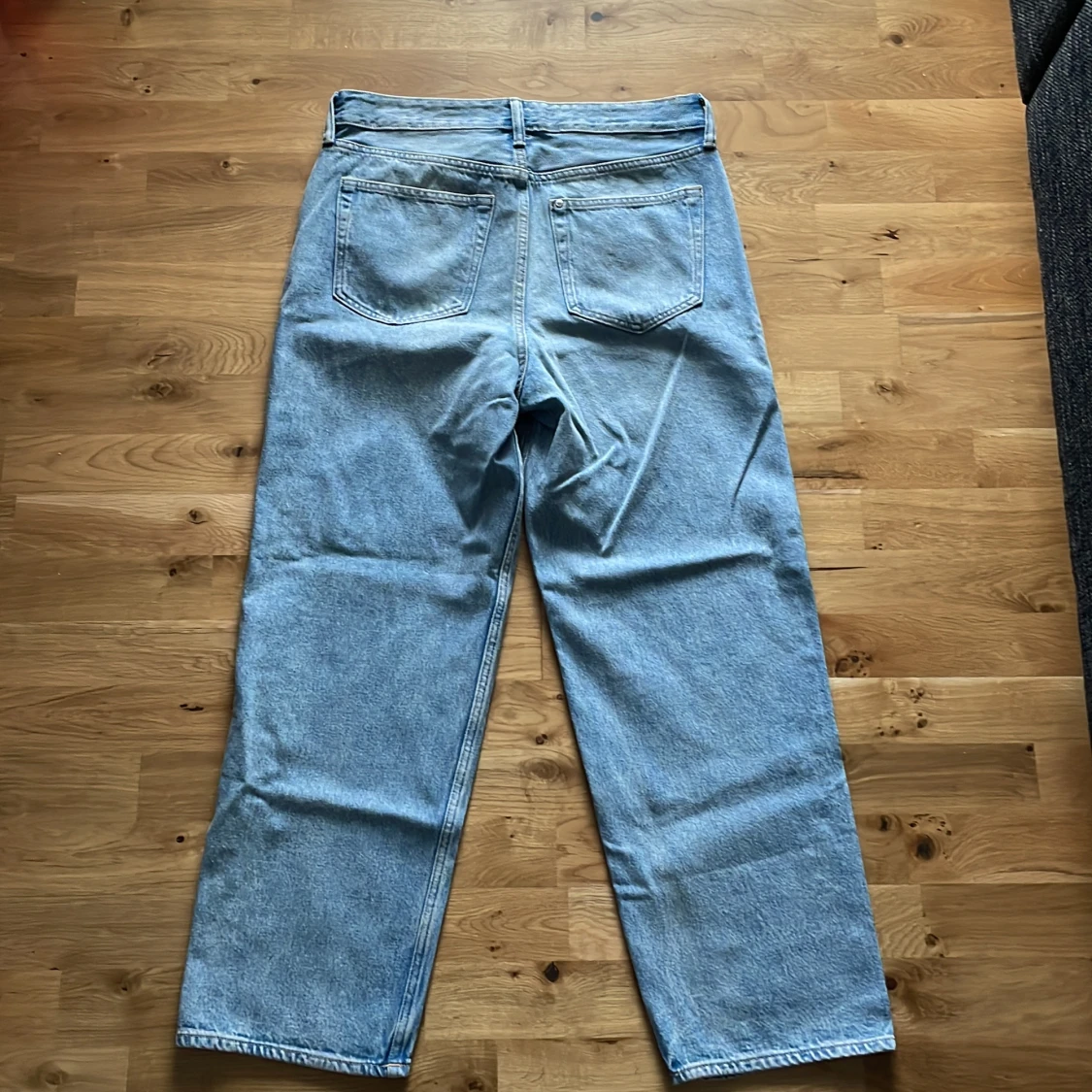 Loose ljusblåa jeans för kille - 90