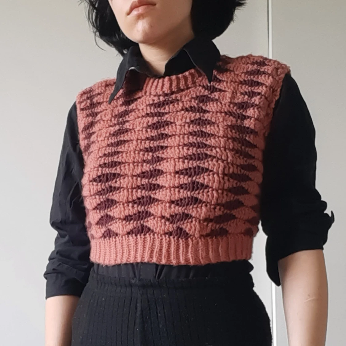 Virkad väst | Crocheted vest