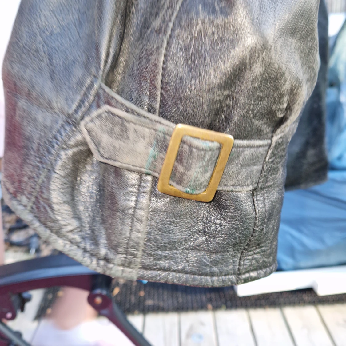 Woodlands läder jacka - 92