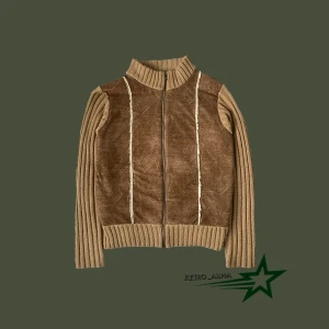 Cool y2k zip-up - Cool 00s  zip-up i fake läder med mjukinsida! I fint skick💗 Skriv vid frågor och kicka gärna in mina andra plagg💞