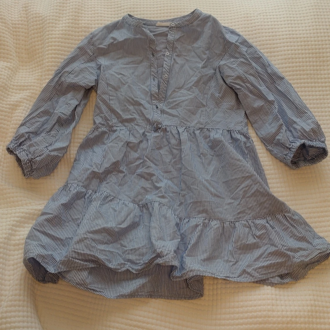 Blårandig sommarklänning  - 91