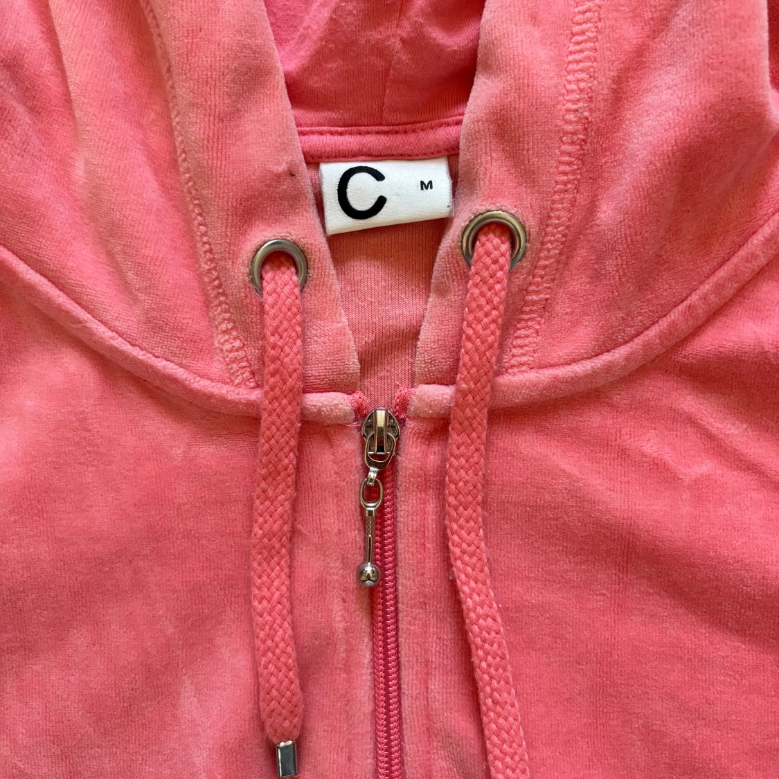 Rosa ziphoodie luvtröja - 91