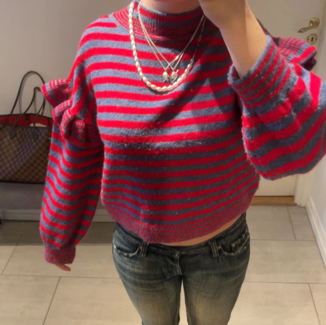 Cool stickad tröja - 91