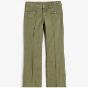 Gröna jeans från hm, knappt använda