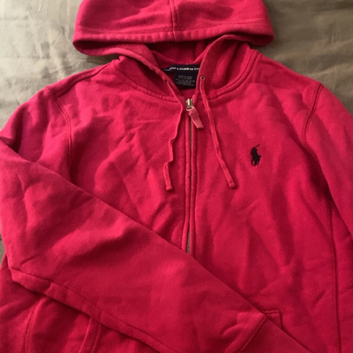 rosa polo zip up