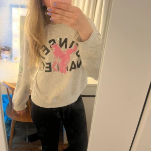 Tjocktröja med tryck  - Tjocktröja med tryck är knappt använd  Priset går att diskutera 