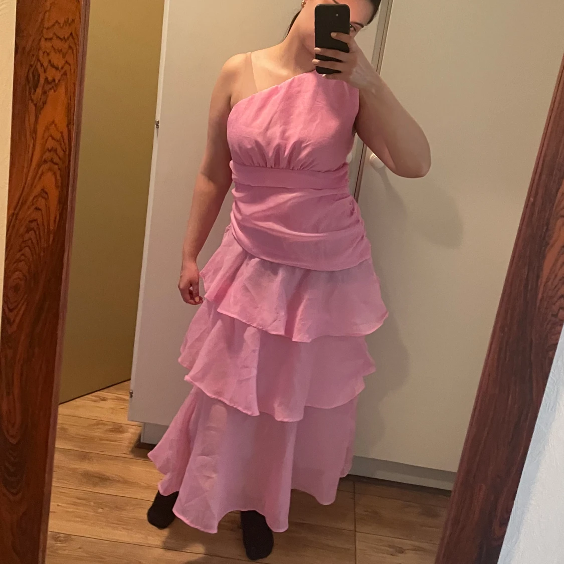 Rosa maxiklänning - 90