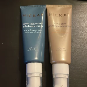 Hickap honey glow och dream cream - Säljer båda två eftersom dom inte kommer till användning. Båda är i helt nytt skick bara använda en gång. Skriv gjärna för fler bilder ❤️pris kan diskuteras. Kan köpas separat för 170kr❤️