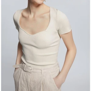 NY Other Stories Knitted Sweetheart Neck Top Strl S - Helt ny, nypris 600 kr