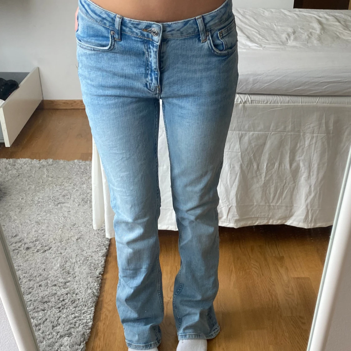 Low waist bootcut