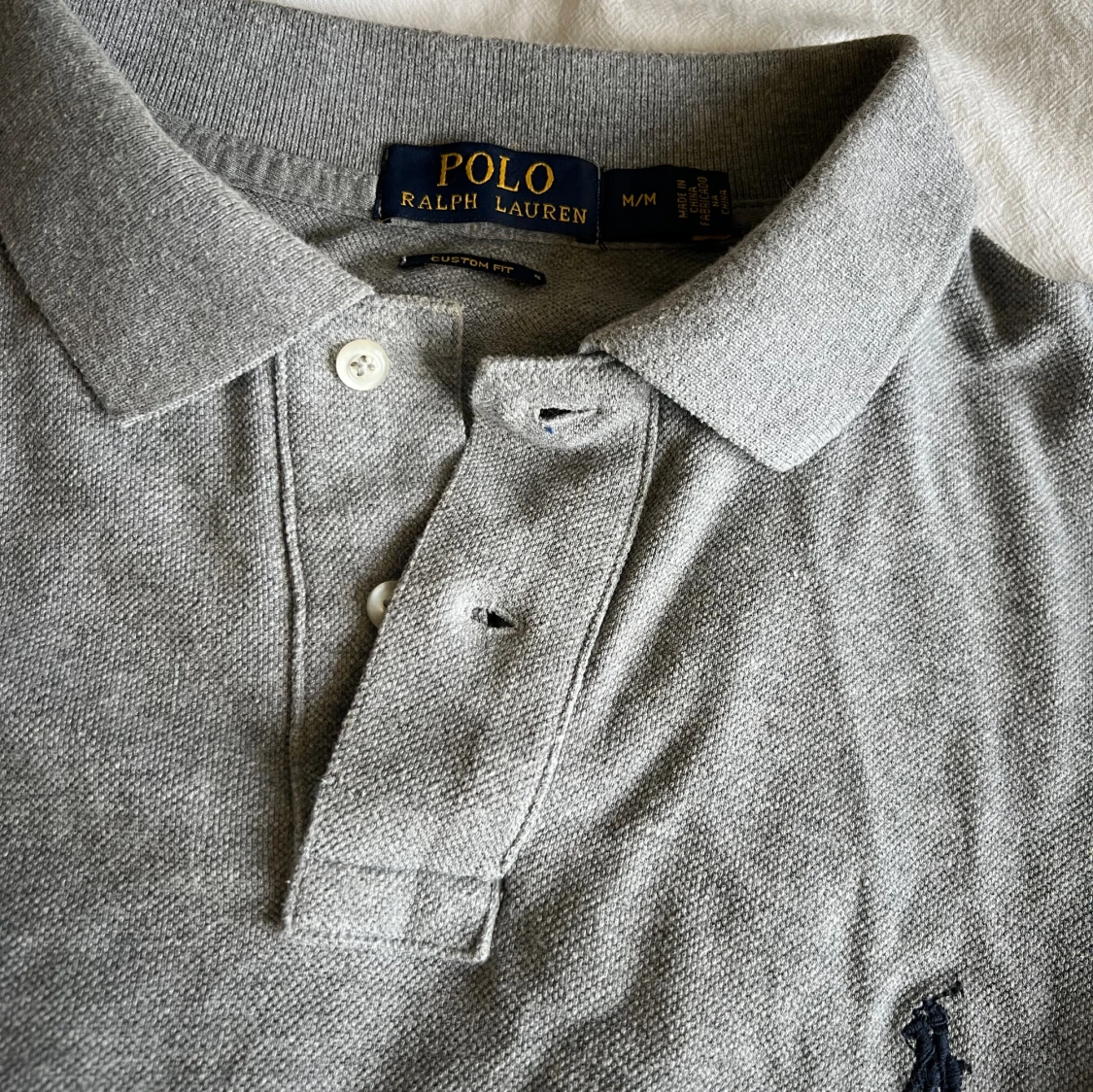 Ralph Lauren långärmad piké  - 90