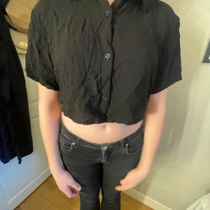 Topp - En kort tröja typ linne tyg, lite skrynklig men går att stryka 