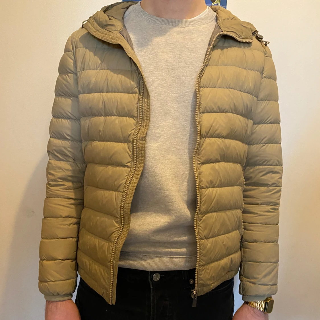 Beige Massimo dutti dunjacka