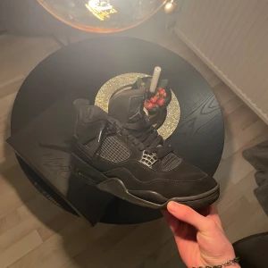 Jordan 4 Black Cat - Säljer dessa black cats som passar till alla outfits. Går att att ha på sig året om och tycker själv dom inte är för varma. Skicka privat för mer bilder🤳