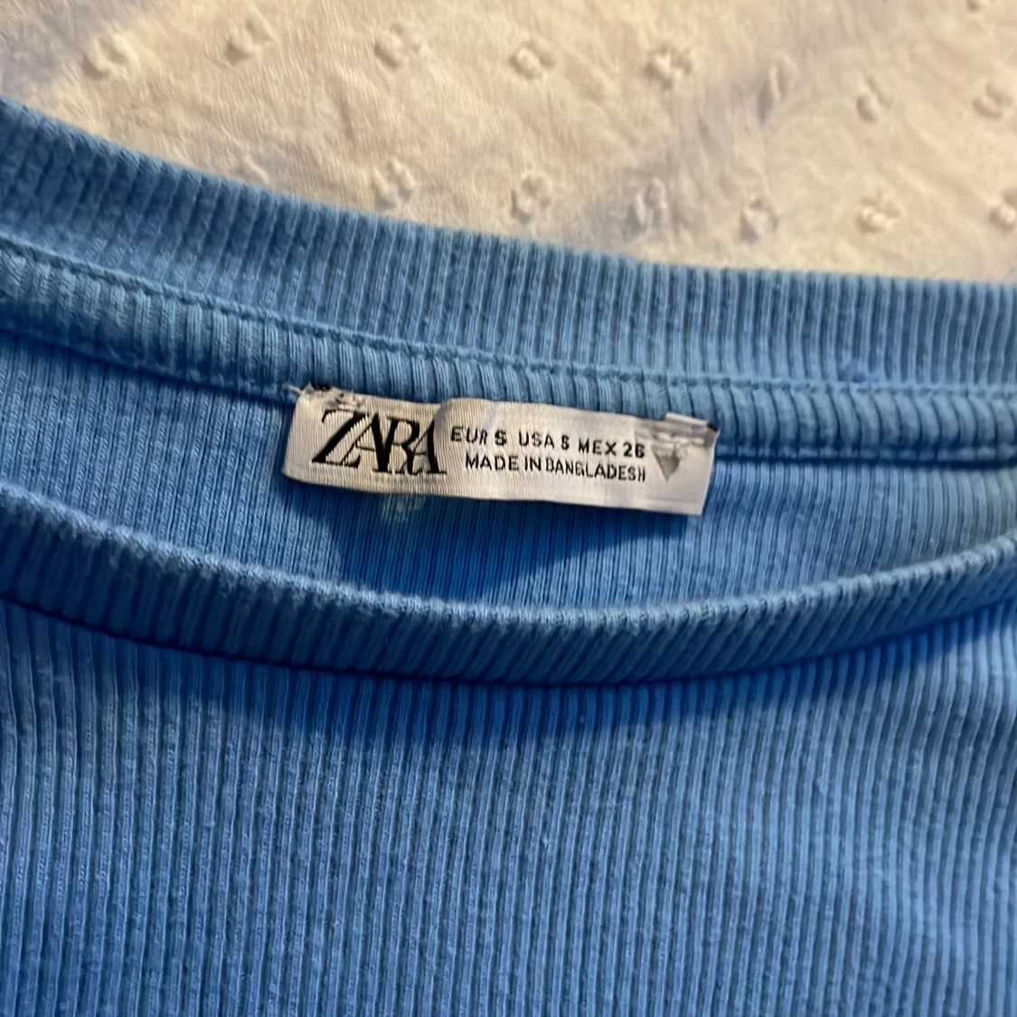 Ljusblå zara topp - 90