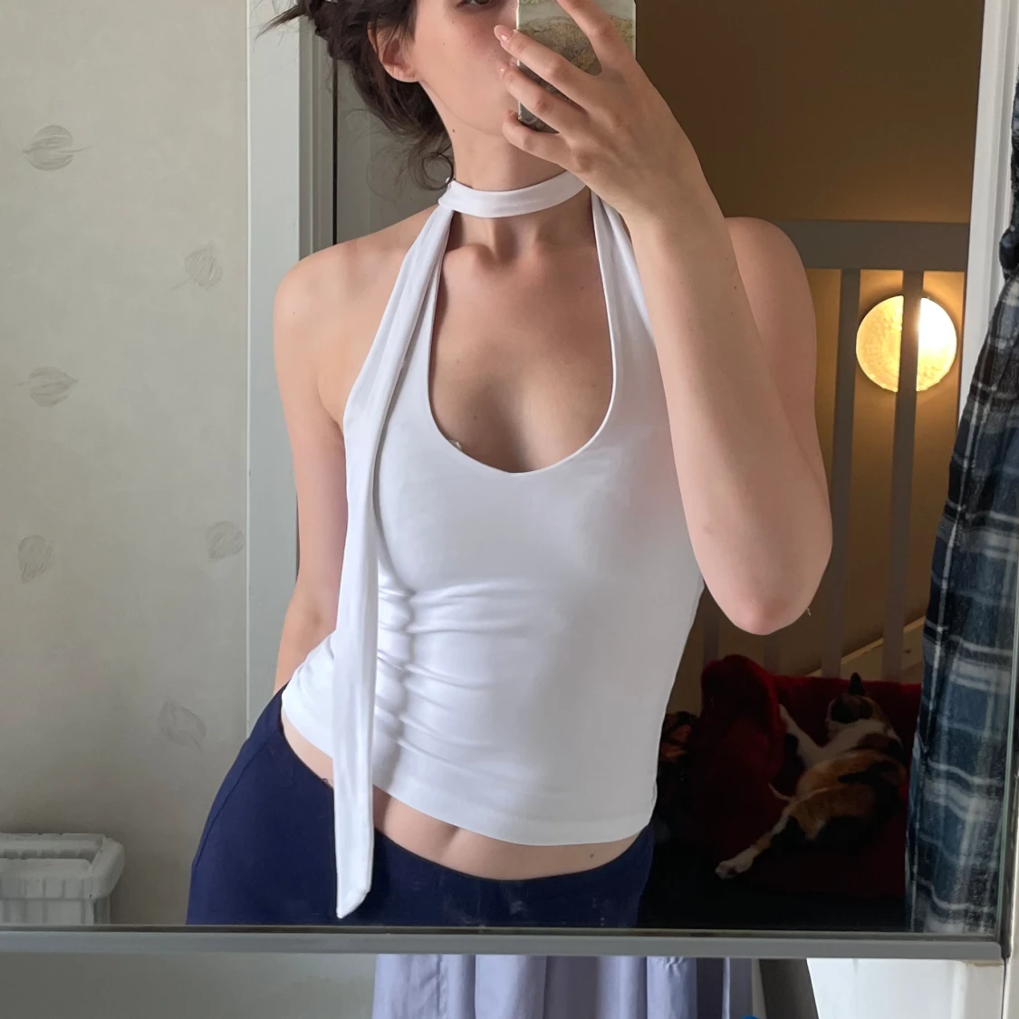 Halterneck topp