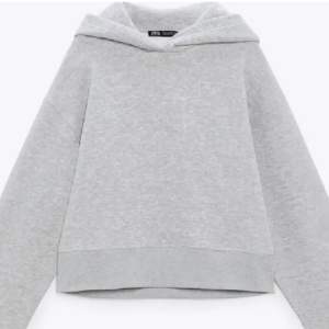 Säljer denna populära zara hoodie då den var för stor på mig, helt ny med prislappen kvar💞