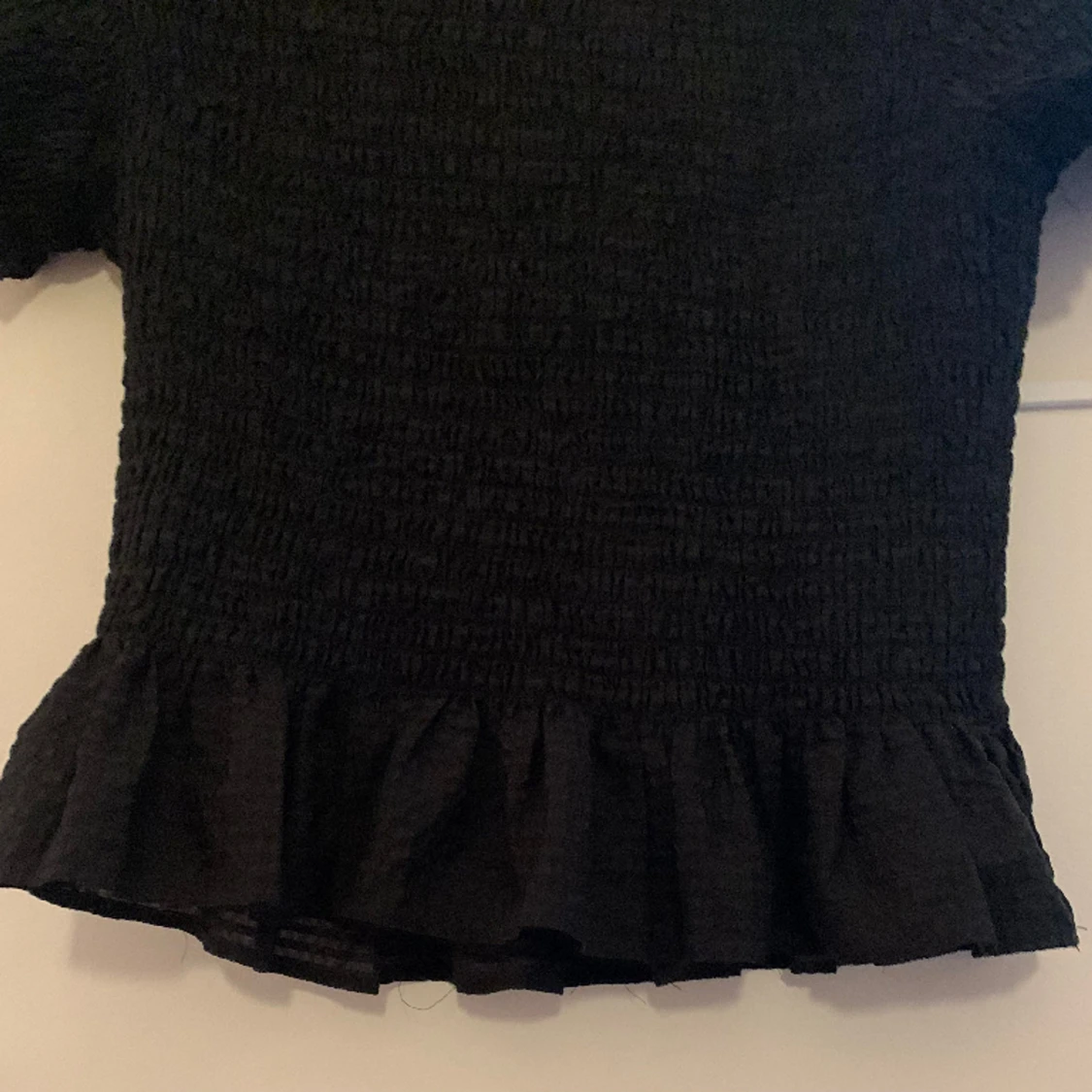 Textured Flutter Sleeve Top - 91