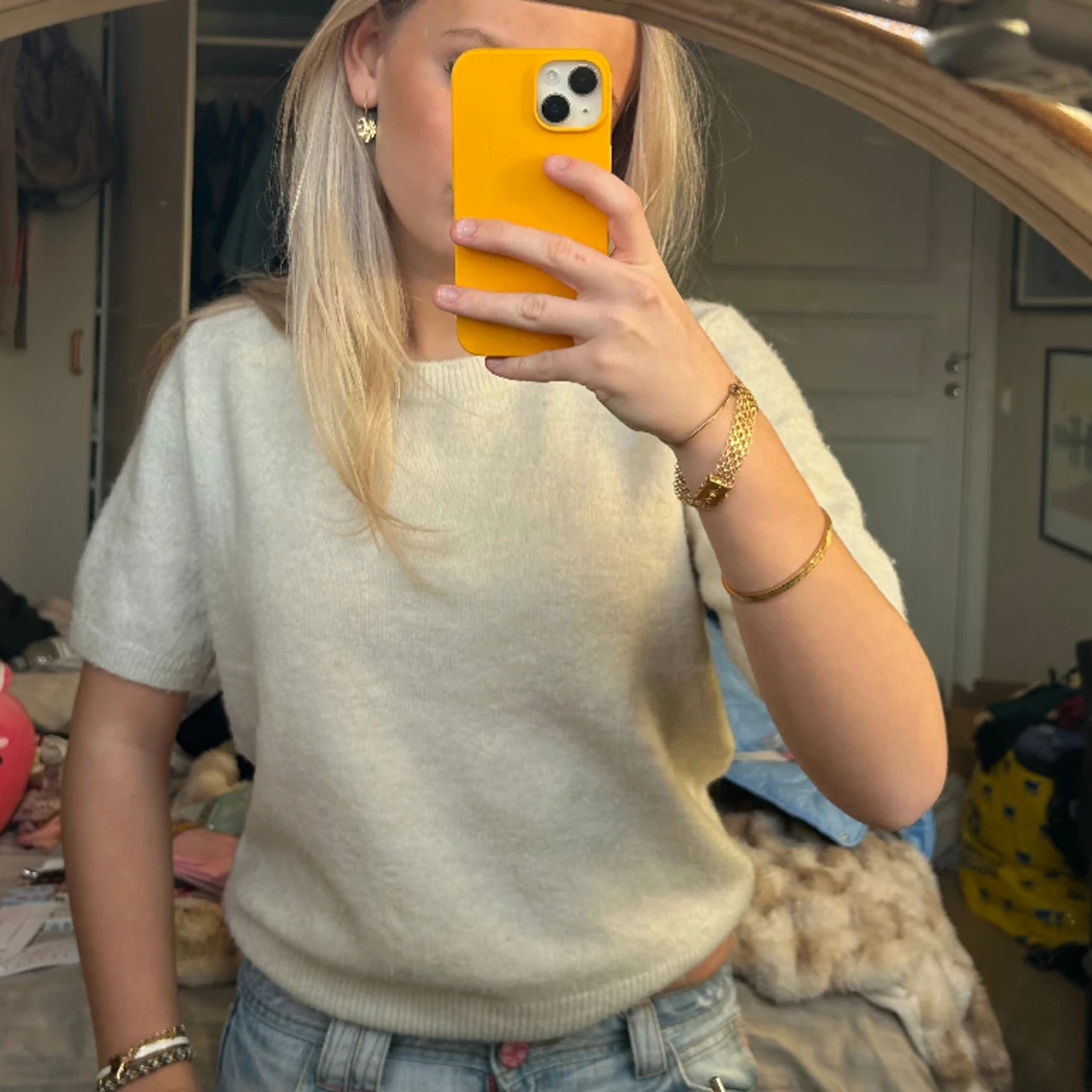 Stickad tshirt  - 91